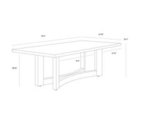 Arezza 90.5" Dining Table