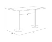 Corina Bar Table