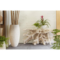 Rucco Medium Planter - Planter Detail | Bone & Brass