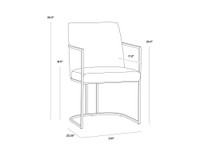 Rayla Dining Belfast Oyster Shell Armchair