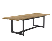 Geneve Extension Natural - 83" to 107" Dining Table