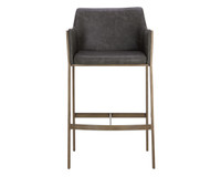 Bernadette Kendall Grey Counter Stool