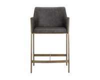 Bernadette Kendall Grey Counter Stool