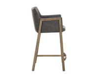 Bernadette Kendall Grey Counter Stool