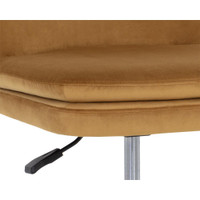 Berget Gold Sky Desk Chair, view 4