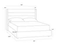 Emmit King - Merino Pearl Bed