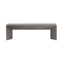 Nomad Grey Bench, view 5