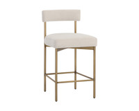 Seneca Antique Brass - Danny Ivory Counter Stool
