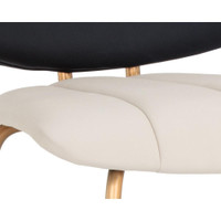 Lorelei Dillon Cream / Dillon Black Counter Stool, view 2