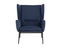 Kasen Belfast Navy Lounge Chair