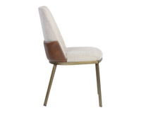 Marie Belfast Oatmeal / Bravo Cognac Dining Chair