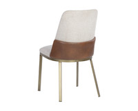 Marie Belfast Oatmeal / Bravo Cognac Dining Chair