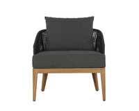 Capri Natural - Gracebay Grey Lounge Chair