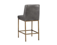 Leighland Overcast Grey Counter Stool