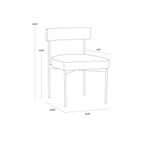 Seneca Black - Polo Club Stone Dining Chair, view 6