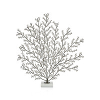 Cetus Coral Branch Metal Sculpture on Marble Base, Extra Large | Bone & Brass