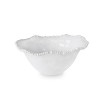 Vida Alegria Large Bowl White | Bone & Brass