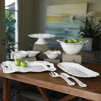 Vida Alegria Large Bowl White, view 15