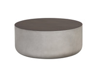 Diaz Grey - Wood Grain Brown Coffee Table