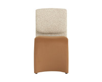 Dunnington Gold - Kona Camel / Noah Ecru Dining Chair