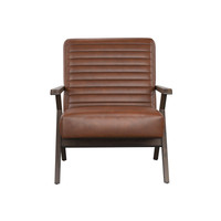 Peyton Bravo Cognac Lounge Chair, view 5