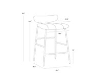 Lorelei Dillon Cream Counter Stool