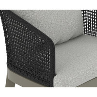 Capri Dining Smoke Grey - Copacabana Marble Armchair, view 6