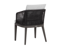 Capri Dining Smoke Grey - Copacabana Marble Armchair