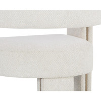 Adamina Dining Rhea Light Barley Armchair, view 5