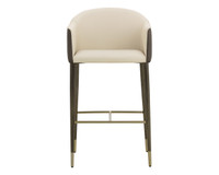 Kylin Barstool Dillon Cream / Bravo Ash