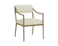 Leticia Dining Geralt Linen Armchair