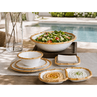 Vida Natural & White Bamboo Cereal & Dinner Bowl Set of 4, view 2