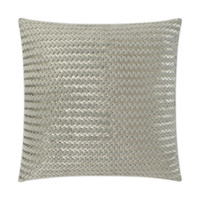 Gene Pewter Fur Throw Pillow | Bone & Brass