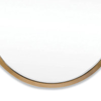 Canal Natural Brass Mirror - Mirror View | Bone & Brass