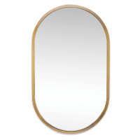 Canal Natural Brass Mirror | Bone & Brass