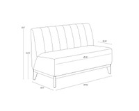Kosovo Banquette Natural - Copenhagen White
