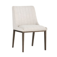 Halden Beige Linen Dining Chair