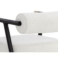 Sova Dining Black - Copenhagen White Armchair, view 3