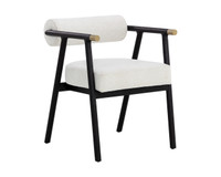 Sova Dining Black - Copenhagen White Armchair