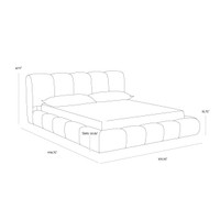 Olena King - Meg Ash Bed, view 3