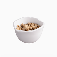 Vida Nube Osaka Small Bowl White | Bone & Brass