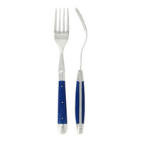 Forge de Laguiole Forks Fabric Series Blue | Bone & Brass