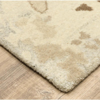 Anastasia Ivory & Grey Contemporary Rug - Rug Pattern Detail | Bone & Brass