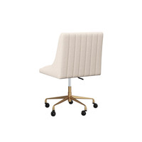 Halden Office Beige Linen Chair, view 6