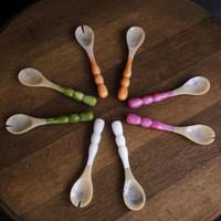 Resin Rio Bubble Salad Servers (Pink), view 6