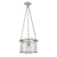Brushed Nickel Cape Harbor Glass Pendant, view 5