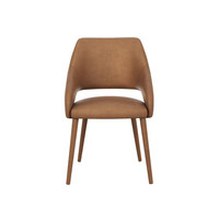 Galen Dining Missouri Cognac Leather Armchair, view 4