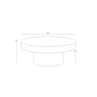 Brando White Coffee Table