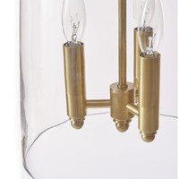 Maiden Glass Pendant - Polished Nickel, view 7
