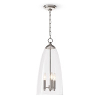 Maiden Glass Pendant - Polished Nickel | Bone & Brass